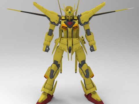 GUNDAM Akatsuki Oowashi 3D Model