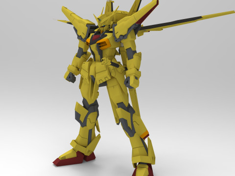 GUNDAM Akatsuki Oowashi 3D Model