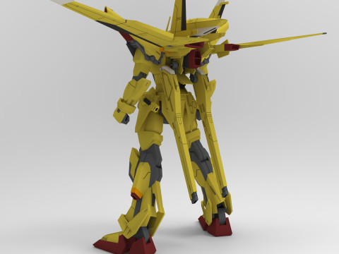 GUNDAM Akatsuki Oowashi 3D Model