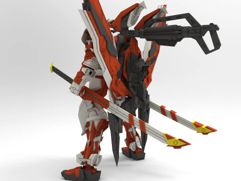 Astray Red Frame 3D Model