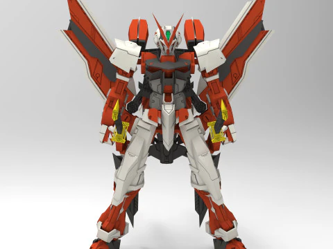 Astray Red Frame 3D Model