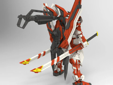 Astray Red Frame 3D Model