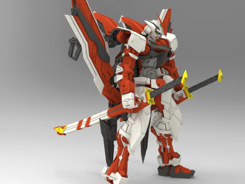 Astray Red Frame 3D Model