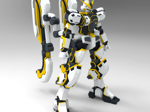 Atlas Gundam 3D Model