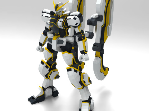 Atlas Gundam 3D Model
