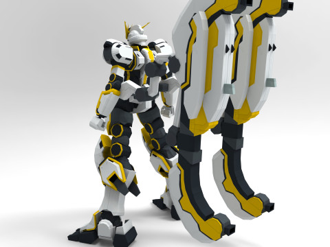 Atlas Gundam 3D Model
