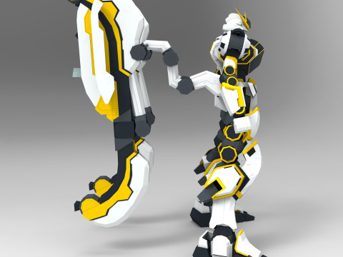 Atlas Gundam 3D Model