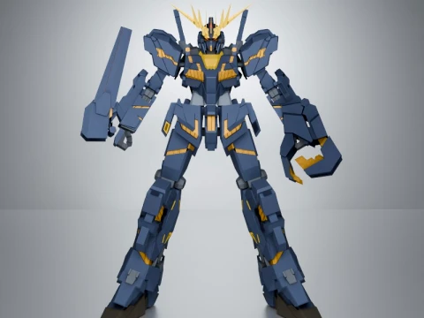Gundam Bunshine 3D मॉडल