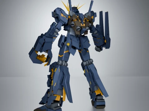 Gundam Bunshine 3D Model