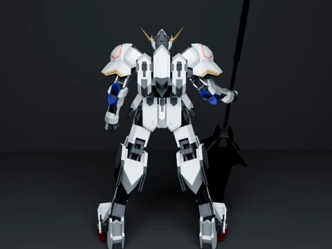 Gundam Barbatos 3D Model