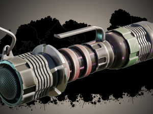 Stylized flashlight Modelo 3D