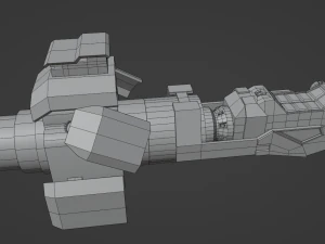 Stilize &ouml;ğeler 3D Model