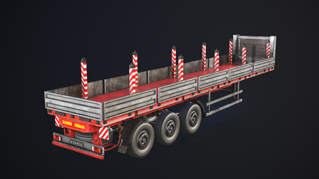 Trailer Model 3D .c4d .max .obj .3ds .fbx .stl .blend