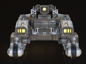 Sci-fi military vehicle Modèle 3D