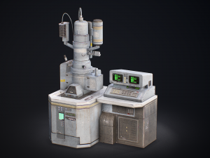 Old laboratory computer Modelo 3D