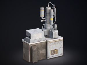 Old laboratory computer Modèle 3D