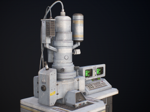 Old laboratory computer Modèle 3D