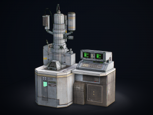 Old laboratory computer Modèle 3D