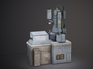 Old laboratory computer Modèle 3D
