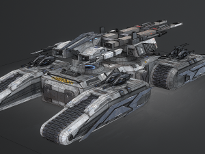 Sci-fi War Machine 3D मॉडल