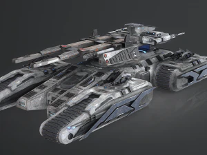 M&aacute;quina de guerra de ciencia ficci&oacute;n Modelo 3D