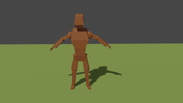 Low-poly human 3D Modell .c4d .max .obj .3ds .fbx .stl .blend
