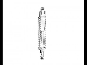 Shock Absorber 3D Modell