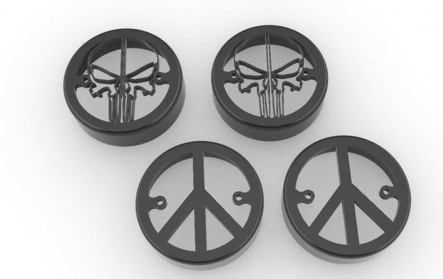 MOTORCYCLE TURN SIGNAL COVERS SUPERLIGHT KEEWAY 3D Print Model .c4d .max .obj .3ds .fbx .stl .blend 