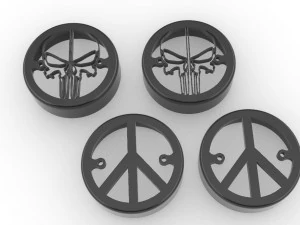 MOTORCYCLE TURN SIGNAL COVERS SUPERLIGHT KEEWAY 3D Print Model