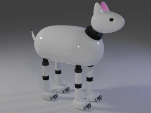 Gatto Modello 3D