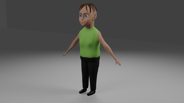 Character 3D 모델 .c4d .max .obj .3ds .fbx .stl .blend 