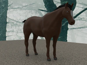 馬 3Dモデル