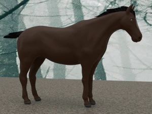 Horse 3D Model
