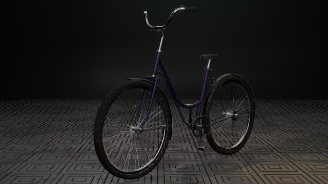 Bicycle 3D Модель .c4d .max .obj .3ds .fbx .stl .blend 