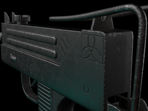 Ingram MAC-10 Modello 3D