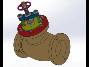 3D-друк моделі Close Valve 3D Принт Модель