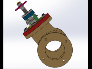 Close Valve 3D Print Model Modello di stampa 3D