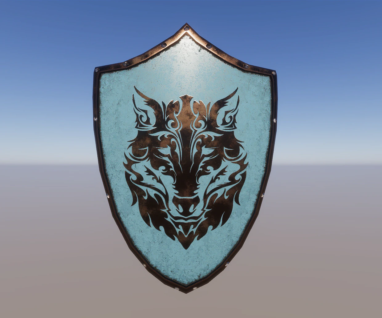 Sield the Wolf 3D Model .c4d .max .obj .3ds .fbx .stl .blend 