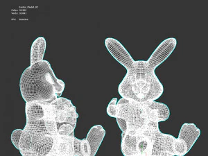 Humanoid Easter Bunny Baby CG Textures
