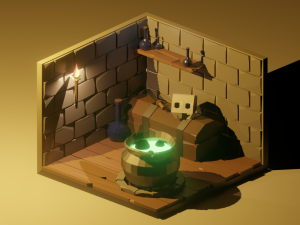 Wizard House 3D Модель