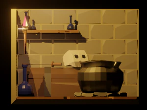 Wizard House 3D Model