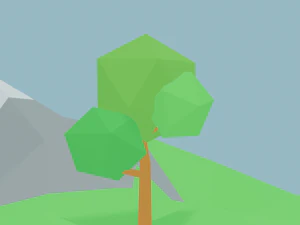 LowPoly Tree Pack for game 3D Model