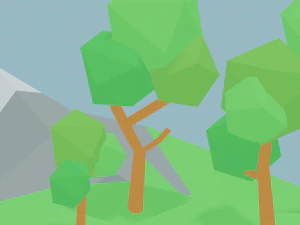 LowPoly Tree Pack for game 3D Model