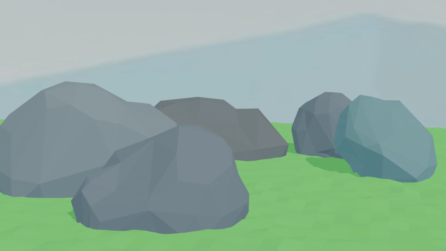 LowPoly Rocks Pack for game 3D Model .c4d .max .obj .3ds .fbx .stl .blend 