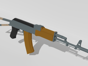 AK-74 game ready model 3D Models