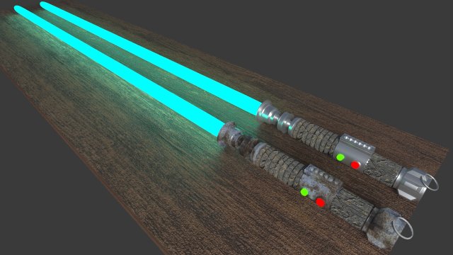 Lightsabers Modello 3D .c4d .max .obj .3ds .fbx .stl .blend 