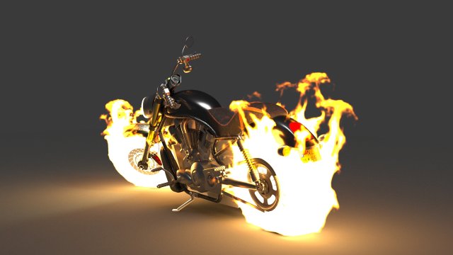 Harley-Davidson Modelo 3D .c4d .max .obj .3ds .fbx .stl .blend