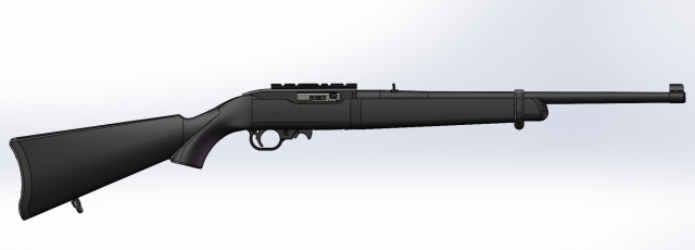 Ruger 1022 Modelo 3D .c4d .max .obj .3ds .fbx .stl .blend 
