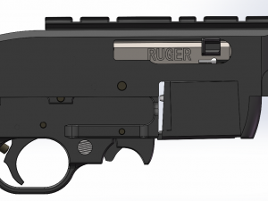 Ruger 1022 Modelo 3D