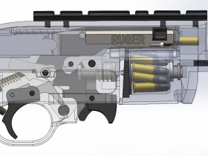 Ruger 1022 3D Model